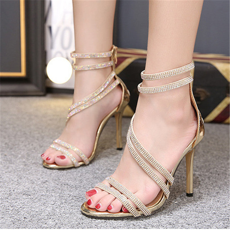 Escarpins à Talons Aiguilles avec Strass