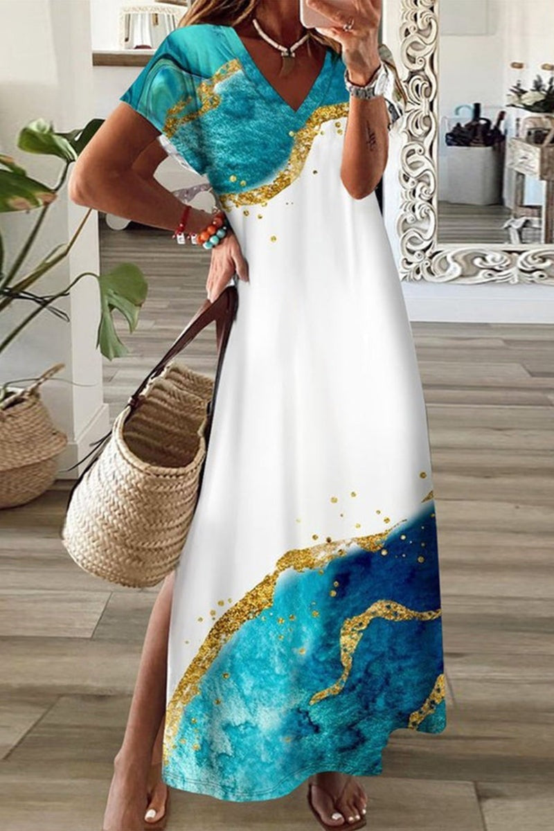 Robe Élégante à Imprimé 3D – L'Essence de l'Été