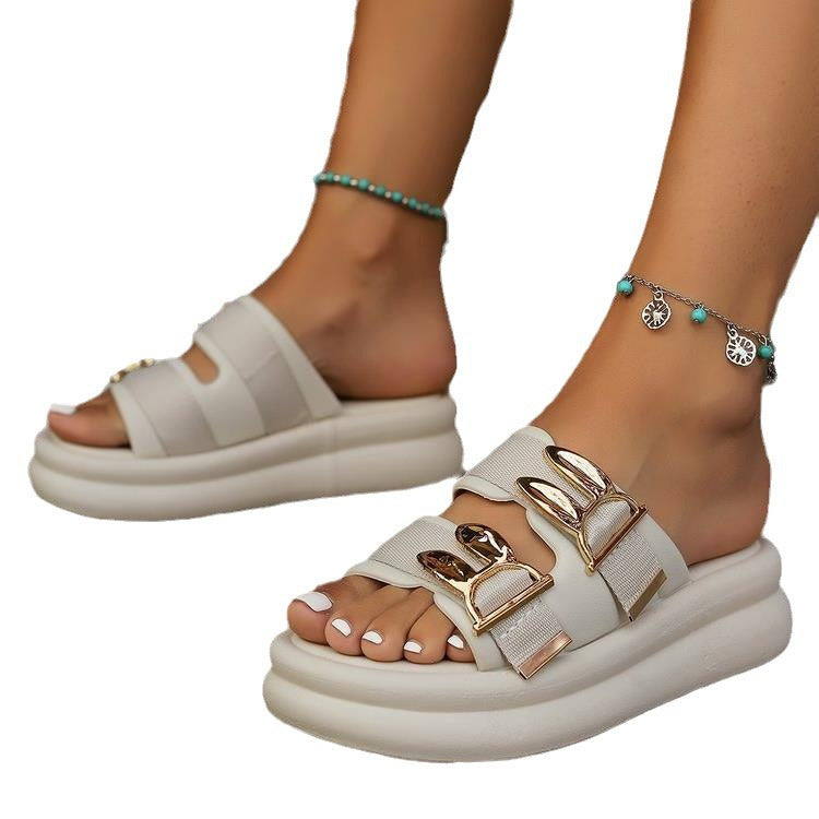 Mules à Semelle Épaisse – Semelle Souple et Confortable