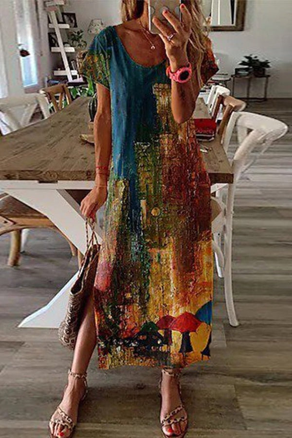 Robe Élégante à Imprimé 3D – L'Essence de l'Été