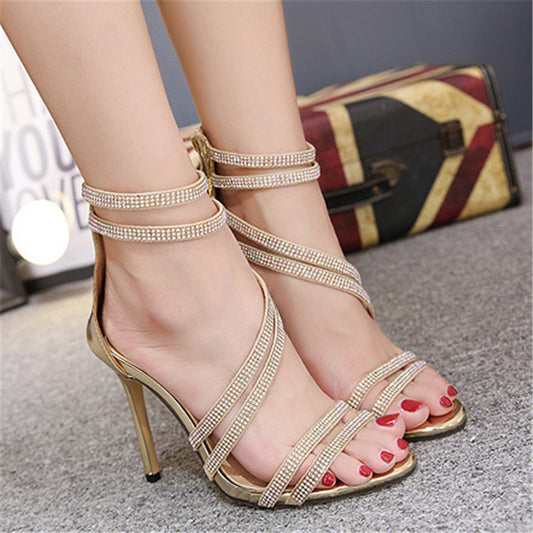 Escarpins à Talons Aiguilles avec Strass