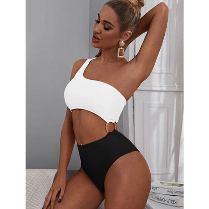 Maillot de Bain Une Pièce Femme – Sexy à Lacets avec Découpes
