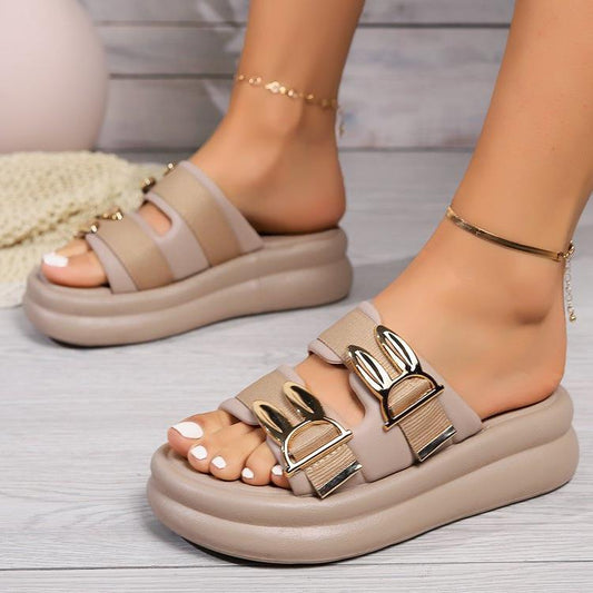 Mules à Semelle Épaisse  – Semelle Souple et Confortable